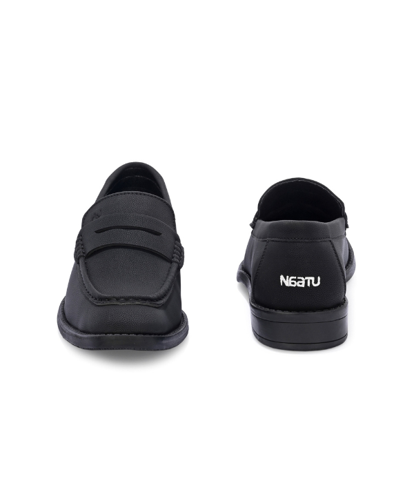 Naatu Premium Penny Loafer || Loafers for men (Black)