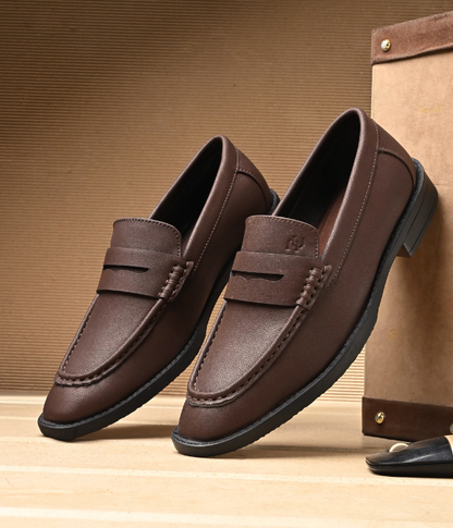 Naatu Premium Penny Loafer || Loafers for men (Brown)