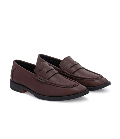 Naatu Premium Penny Loafer || Loafers for men (Brown)