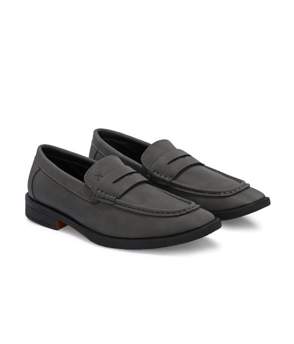Naatu Premium Penny Loafer || Loafers for men (Grey)