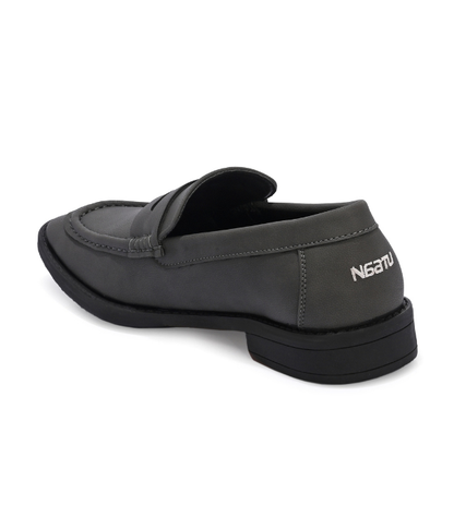 Naatu Premium Penny Loafer || Loafers for men (Grey)