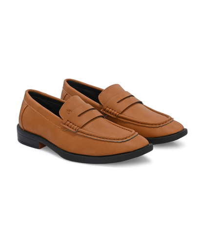 Naatu Premium Penny Loafer || Loafers for men (Tan)