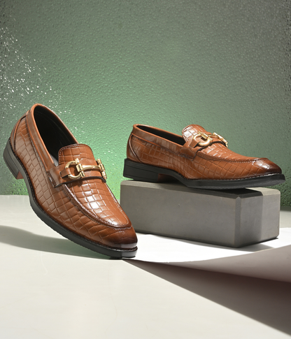 Naatu Slipon Shoes | Stylish Shoes for Men (D-Tan)