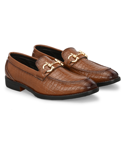 Naatu Slipon Shoes | Stylish Shoes for Men (D-Tan)