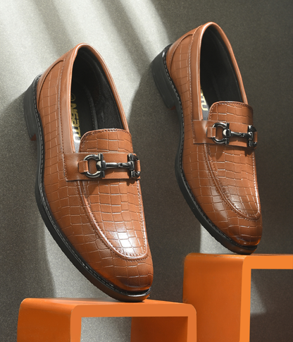Naatu Slipon Shoes | Stylish Shoes for Men (Tan)