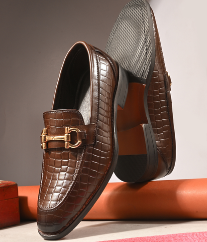 Naatu Slipon Shoes | Stylish Shoes for Men (D-Brown)