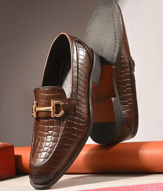 Naatu Slipon Shoes | Stylish Shoes for Men (D-Brown)