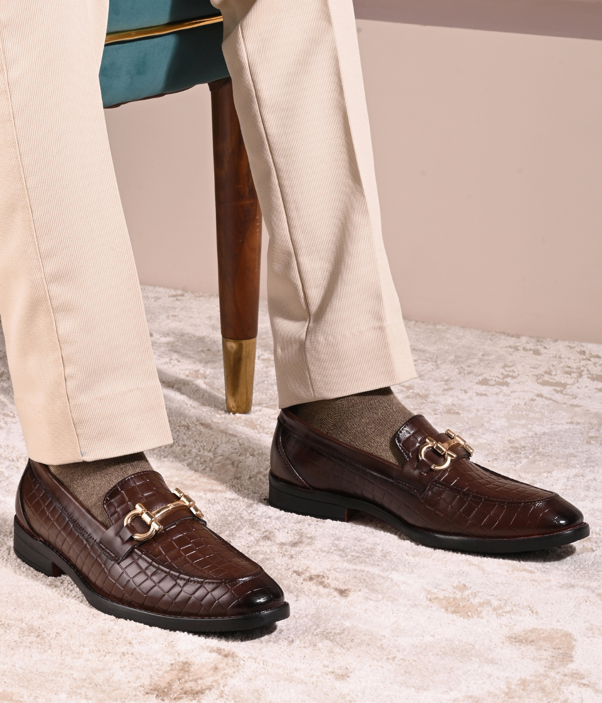 Naatu Slipon Shoes | Stylish Shoes for Men (D-Brown)