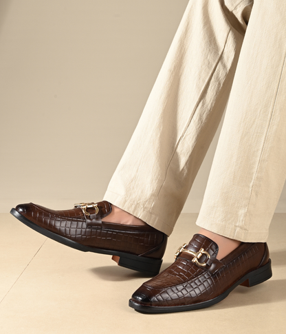Naatu Slipon Shoes | Stylish Shoes for Men (D-Brown)